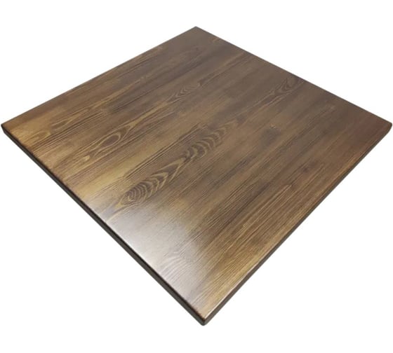 Столешница деревянная для стола Solarius 40x40x4 см, цвет темного дуба Stsosna4040dub