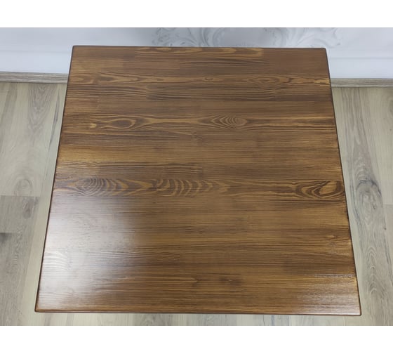 Столешница деревянная для стола Solarius 40x40x4 см, цвет темного дуба Stsosna4040dub