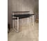 Стол компьютерный Solarius Loft, 140x60 см, с подставкой под монитор и полкой под столешницей, цвета черного оникса с белым металлическим каркасом stol-podstavka-polka-onix-14060-white 4