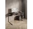 Стол компьютерный Solarius Loft, 130x60 см, с полкой под столешницей, цвета венге с белым металлическим каркасом stol-polka-ven-13060-white 1