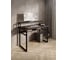 Стол компьютерный Solarius Loft, 130x60 см, с подставкой под монитор и полкой под столешницей, цвета венге с черным металлическим каркасом stol-podstavka-polka-ven-13060-black 5