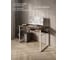 Стол компьютерный Solarius Loft, 90x60 см, с полкой под столешницей, цвета темного дуба с белым металлическим каркасом stol-polka-temd-9060-white 2