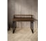 Стол компьютерный Solarius Loft, 90x60 см, с подставкой под монитор и полкой под столешницей, цвета темного дуба с черным металлическим каркасом stol-podstavka-polka-temd-9060-black 3