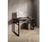 Стол компьютерный Solarius Loft, 140x60 см, с полкой под столешницей, цвета венге с черным металлическим каркасом stol-polka-ven-14060-black 1