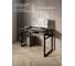 Стол компьютерный Solarius Loft, 140x60 см, с полкой под столешницей, цвета венге с черным металлическим каркасом stol-polka-ven-14060-black 2
