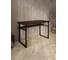 Стол компьютерный Solarius Loft, 140x60 см, с полкой под столешницей, цвета венге с черным металлическим каркасом stol-polka-ven-14060-black 4