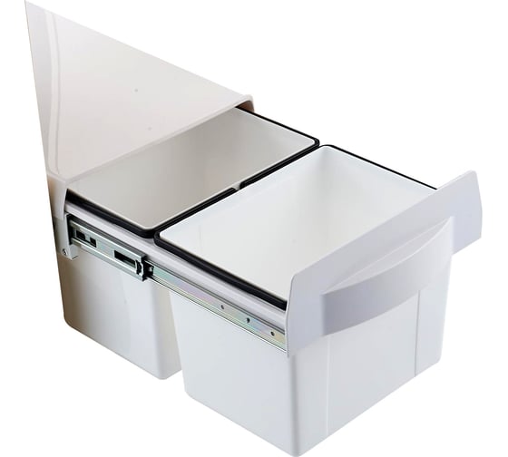 Выдвижная система утилизации Mebax шар.направл. (ABS пластик) модуль 400мм, 510х340х385 (18лх2) 00-00003307