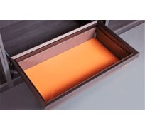 Выдвижная корзина Mebax, направл. с доводчиком (иск.кожа) оранжевый/коричневый, модуль 700мм, 654х473х180, 00-00003317