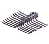 Брючница двойная верхняя выдвижная Mebax модуль _600 мм, 580х460х130 мм, (серый), 00-00003320