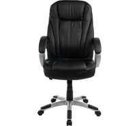 Кресло офисное Filum бизнес, усиленная крестовина из металла/хром, спинка/сиденье экокожа, газлифт 100мм, колеса пластик, подлокотники с FL-CH-OFB-020