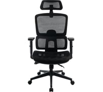 Кресло офисное Filum пластиковая крестовина, спинка/сиденье сетка, газлифт 100мм, колеса пластик, поясничная поддержка, подлокотники с ре FL-CH-OF-020