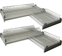 Посудосушитель для углового шкафа MF Var3 600x600 мм, хром 69671v