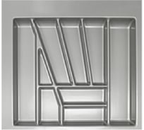 Лоток для столовых приборов ALVEUS KO 600 540x520мм, цвет серый 5200120270