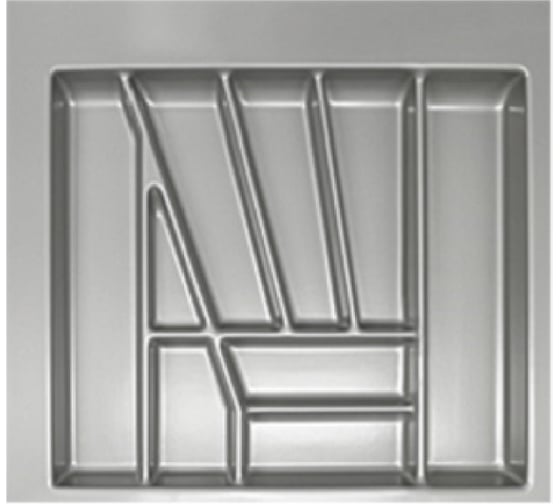 Лоток для столовых приборов ALVEUS KO 600 540x520мм, цвет серый 5200120270 1