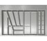 Лоток для столовых приборов ALVEUS KO 900-1000 960x540мм, цвет серый 5200120491 1