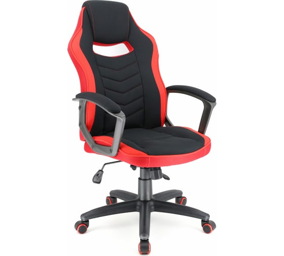 Кресло Everprof Stels T ткань черный/красный EP-321 Stels Black/Red 1