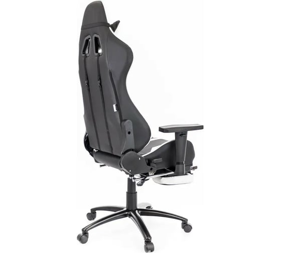 Кресло Everprof Lotus S1 экокожа черный/белый EP-lotus s1 eco black/white