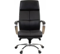 Кресло Everprof Madrid кожа черный EP-222 leather Black