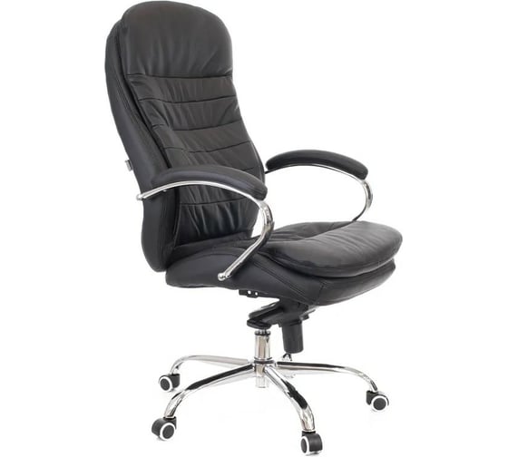 Кресло Everprof Valencia M кожа черный EC-330 Leather Black