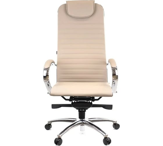 Кресло Everprof Deco экокожа бежевый EP Deco PU Beige 1