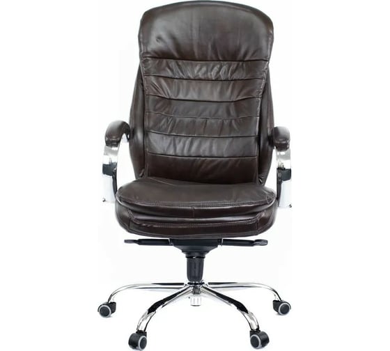 Кресло Everprof Valencia M кожа коричневый EC-330 Leather Brown