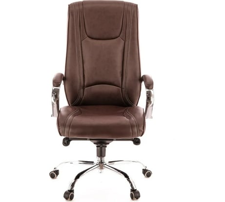 Кресло Everprof King M экокожа коричневый EC-370 M PU brown
