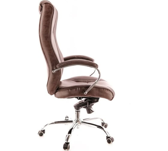 Кресло Everprof King M экокожа коричневый EC-370 M PU brown