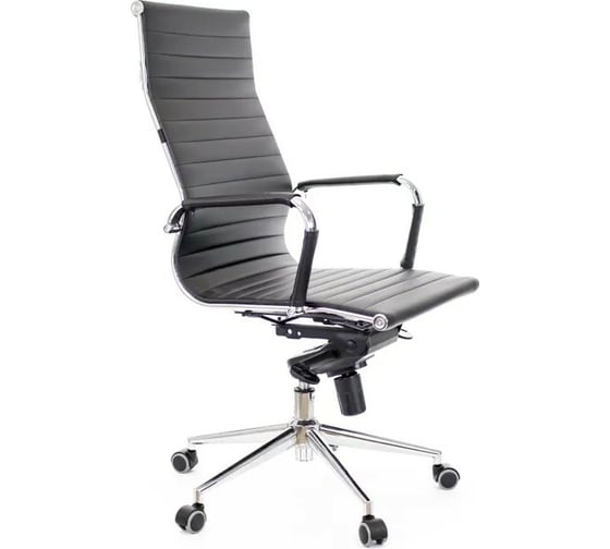 Кресло Everprof Rio M кожа черный EC-03Q Leather Black