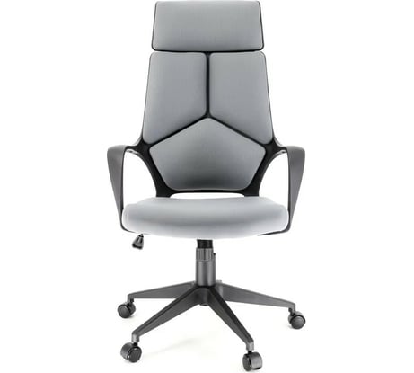 Кресло Everprof Trio Black TM ткань серый EP Trio black TM grey f