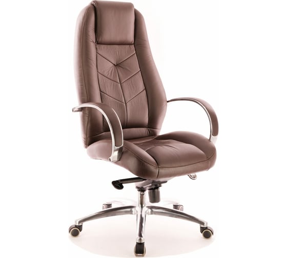 Кресло Everprof Drift Full AL M экокожа коричневый EC-331-1 PU Brown