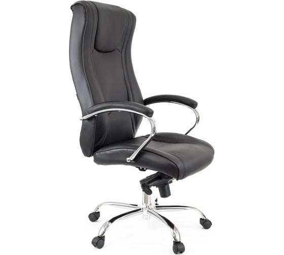 Кресло Everprof King M кожа черный EC-370 Leather Black