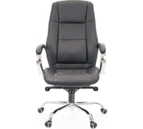 Кресло Everprof Kron M кожа Черная EC-366 Leather Black