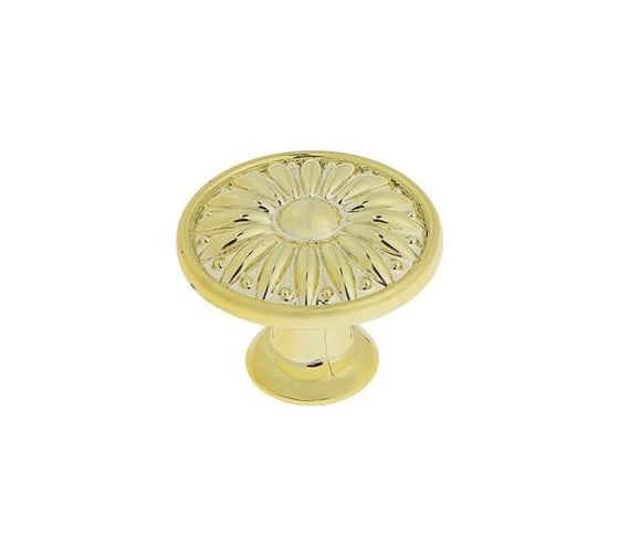 Ручка-кнопка TUNDRA РК122GP FE112GP, золото 4647216 1
