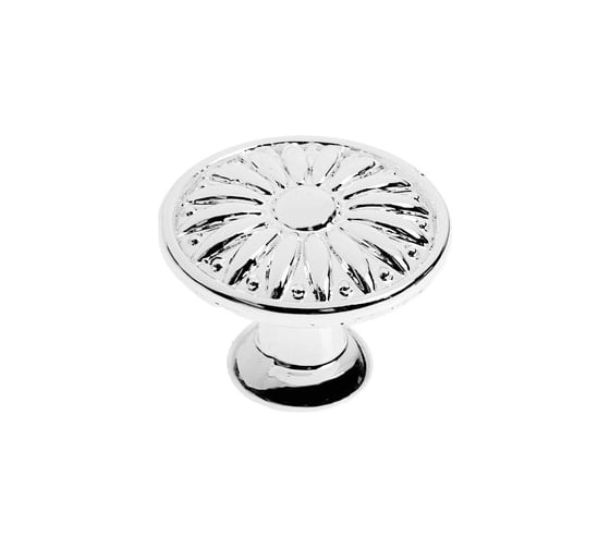 Ручка-кнопка TUNDRA РК122CP FE112CP, хром 4647215 1