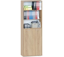 Стеллаж СОКОЛ Дуб сонома ШУ-353, состоит из 2-х упаковок 00-00016322