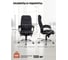 Офисное поворотное кресло KSG Kingstyle SHL-6 Tonpo NL Chrome натуральная кожа, черный НФ-00000950 2