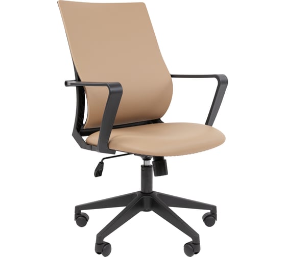 Офисное кресло CHAIRMAN 545 Россия экокожа бежевый Б/П 00-07198890 1