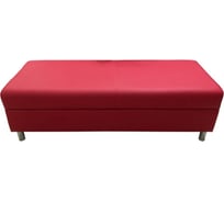 Двухместная банкетка Мягкий офис Флагман красная БНФЛ201КР
