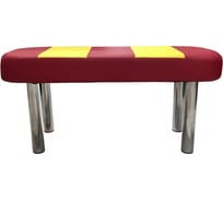 Банкетка Мягкий офис Малютка-М красно-желтая БНММ01КРЖЛТ