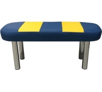 Банкетка Мягкий офис Малютка-М сине-желтая БНММ01СНЖЛТ