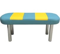 Банкетка Мягкий офис Малютка-М голубая-желтая БНММ01ГЛЖЛТ