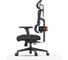 Эргономичное компьютерное кресло FoxGear NETZ модель X - office edition FG-NETZ-XO-BK 6