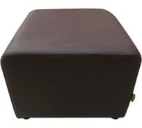 Пуф Мягкий офис Классик шоколадный ПФКЛ01ШК