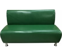 Секция дивана Мягкий офис Классик двухместная зеленая КЛ602ЗЛ