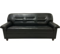 Диван Мягкий офис с механизмом трехместный черный МО303ЧН_MH