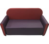 Диван Мягкий офис Мальвина двухместный фиолетово-розовый МЛВ201ФЛРЗ