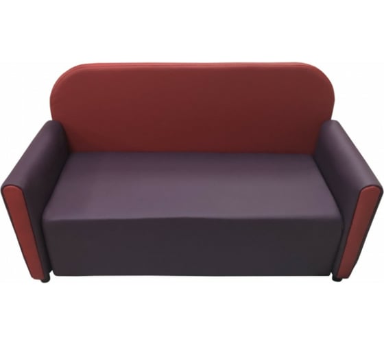 Диван Мягкий офис Мальвина двухместный фиолетово-розовый МЛВ201ФЛРЗ 1