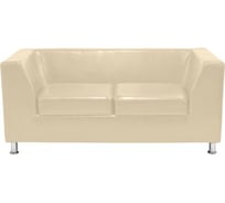 Диван Мягкий офис Офис Стрикт Стайл двухместный бежевый ОСТ202БЖ