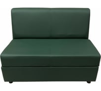 Секция дивана Мягкий офис Кардинал двухместная зеленая КРД601ЗЛ