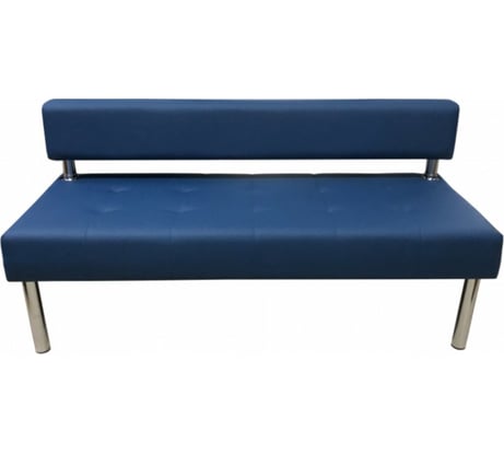 Секция дивана Мягкий офис Сатурн трехместная синяя СТР701СН